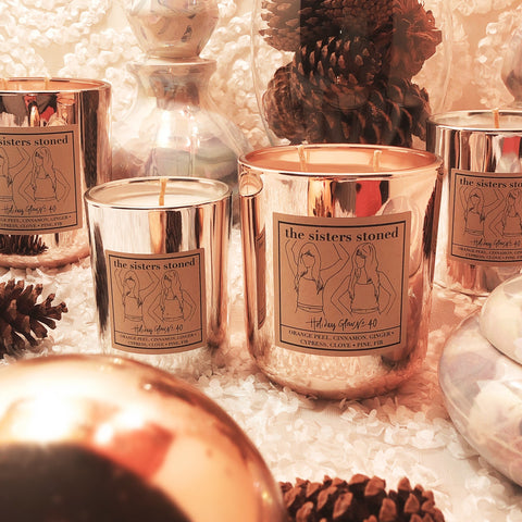 Holiday Silver Plated 10 oz. Vessel | Holiday Candle Choose a Scent