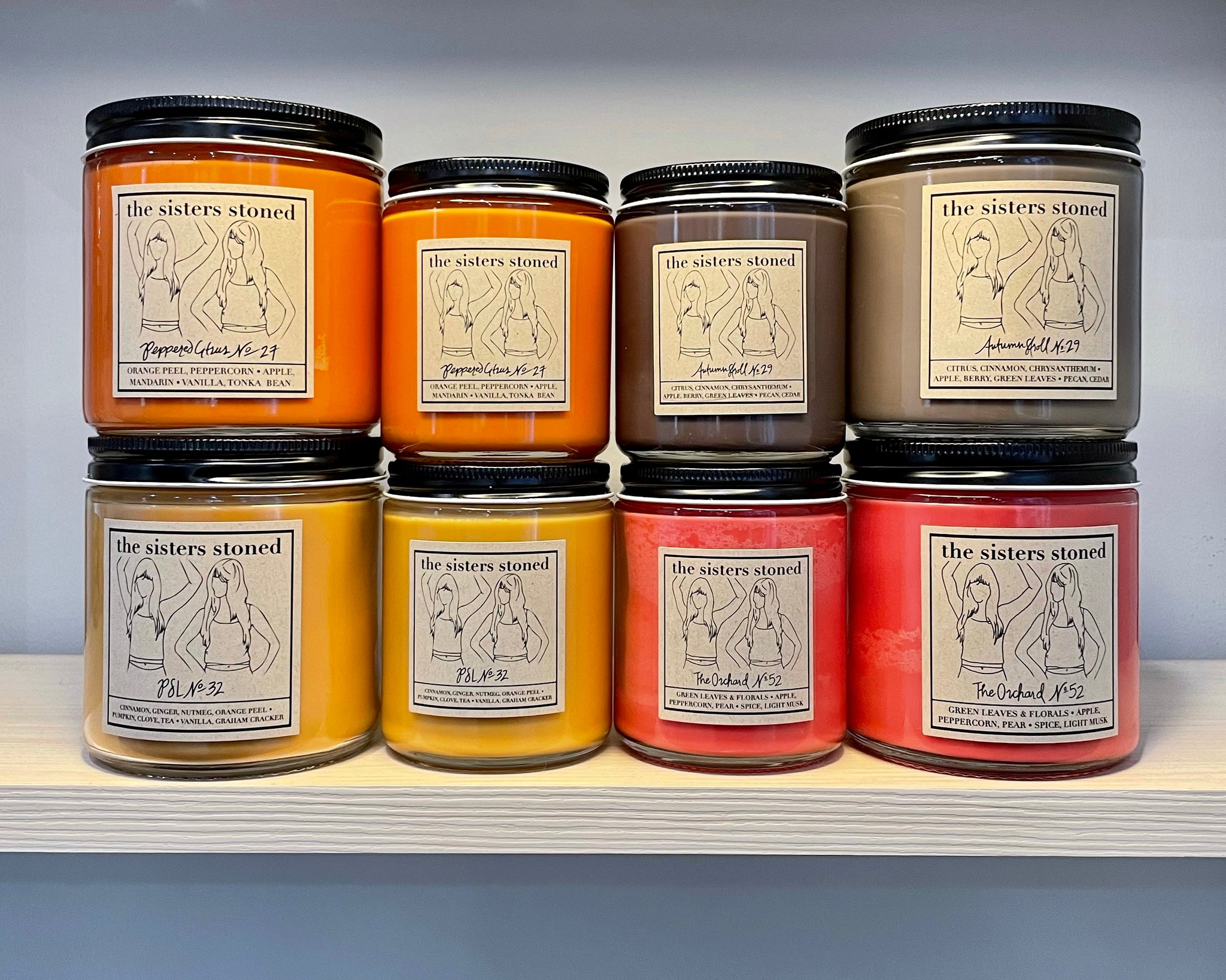 Fall Preview Soy Candle Set of 4