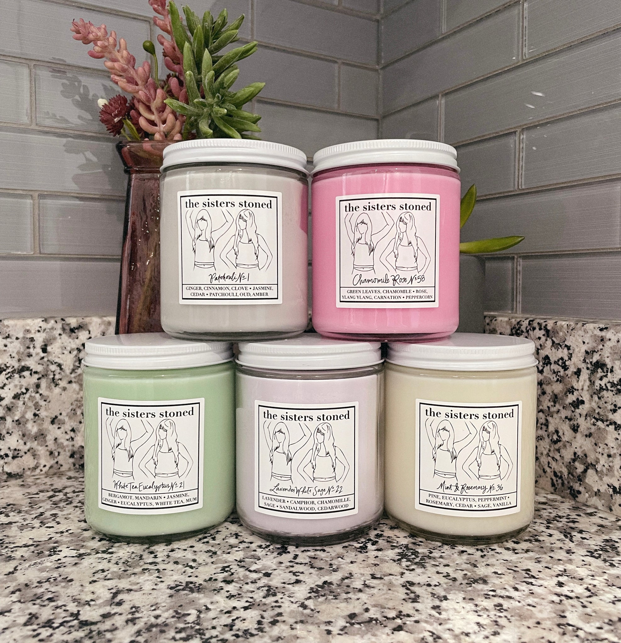 Aromatherapy Soy Candle Set of 5 Soy Scented Candles