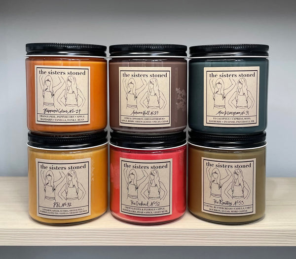 Fall Set of 6 Soy Candles