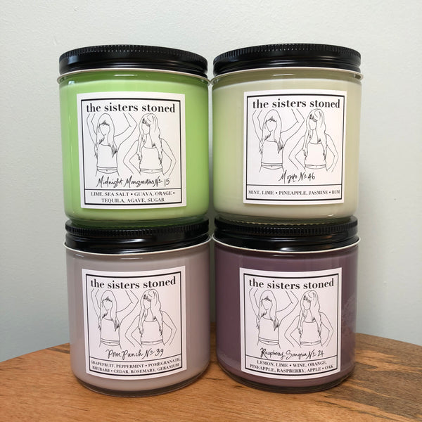 Cocktail Collection Set of 4 Soy Candles