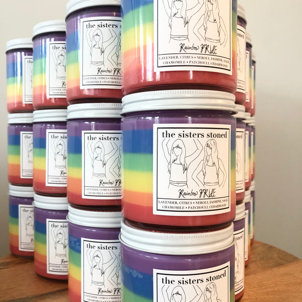 Rainbow Pride Scented Soy Candle | LGBTQ+ Donation